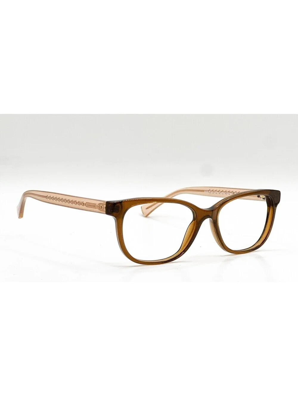 Coach HC 6072 5328 Brown Glitter Light Brown Authentic Eyeglass Frames 52-17